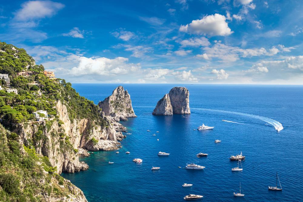 Bootstour nach Capri und zur Amalfiküste